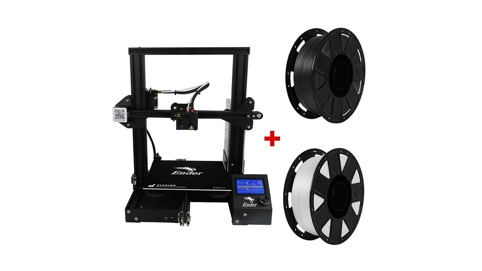 Ender 3 Creality + 2 Filamentos PLA Ender | Impresora 3D | Alta Precisión 1