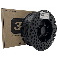 Filamento PLA Negro 1kg 3N3 | Filamentos