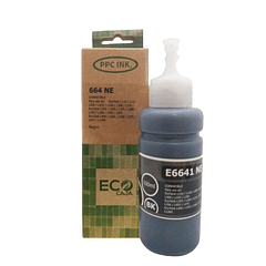 Epson T6641 Black | Tinta Alternativa | Alto Rendimiento | Ecocaja | Ppc