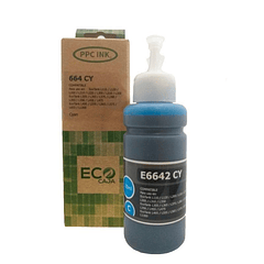 Epson T6642 Cyan | Tinta Alternativa | Alto Rendimiento | Ecocaja | Ppc