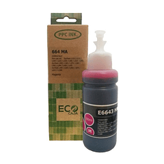Epson T6643 Magenta | Tinta Alternativa | Alto Rendimiento | Ecocaja | Ppc