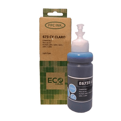 Epson T6735 Cyan Claro | Tinta Alternativa | Ecocaja | Ppc