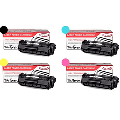 Pack HP CE310 Black + CE311 Cyan + CE312 Yellow + CE313 Magenta | Toner Alternativo