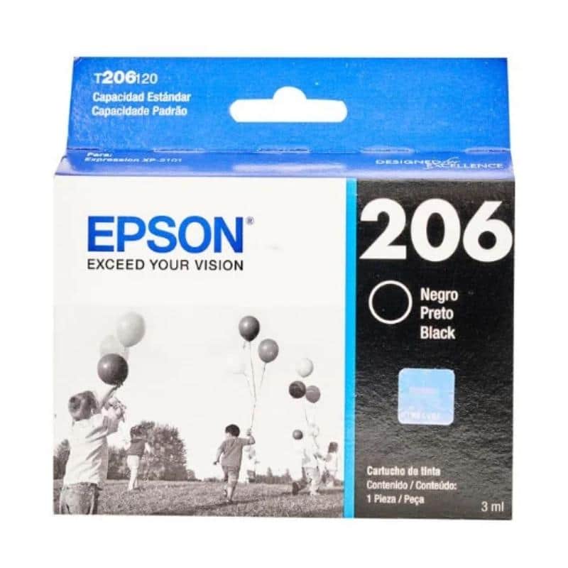 Epson T206 Negro | Tinta Original
