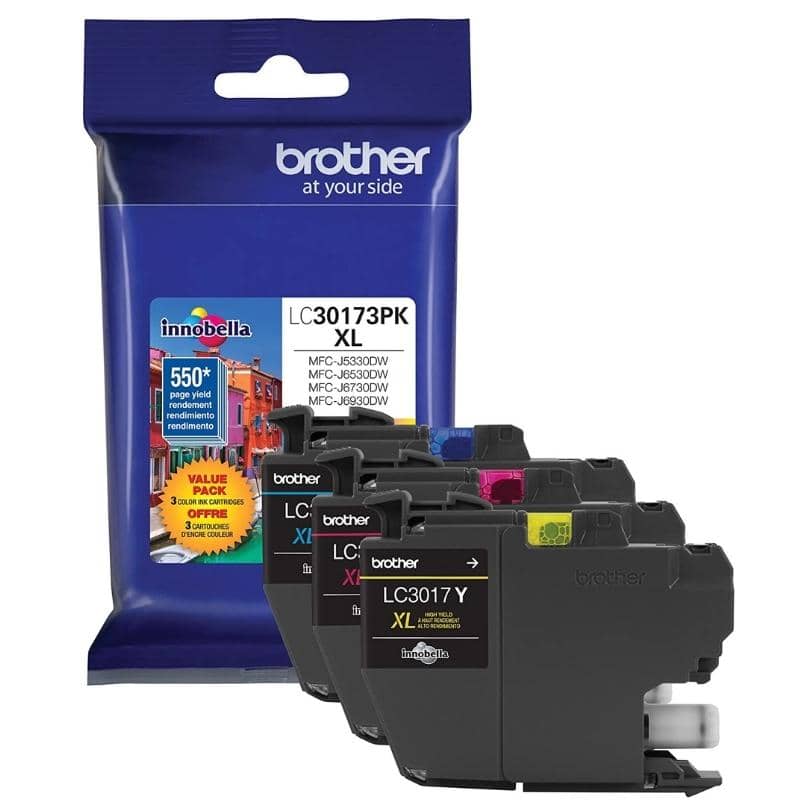 Brother LC-3017 XL Pack de 3 Colores | Tinta Original