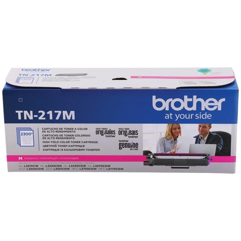Brother TN-217 Magenta | Alto Rendimiento | Toner Original