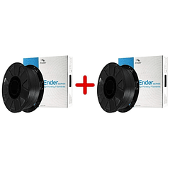 Pack 2 x Filamento PLA Negro 1kg Ender | Filamentos