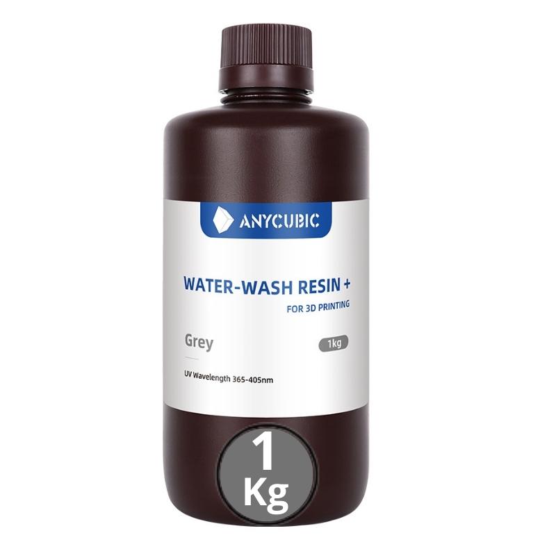 Resina Lavable al Agua Gris para Impresoras 3D 1000g Anycubic | Resinas