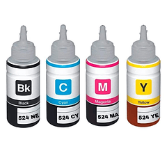 Epson 524 Pack 4 Colores | Tinta Alternativa