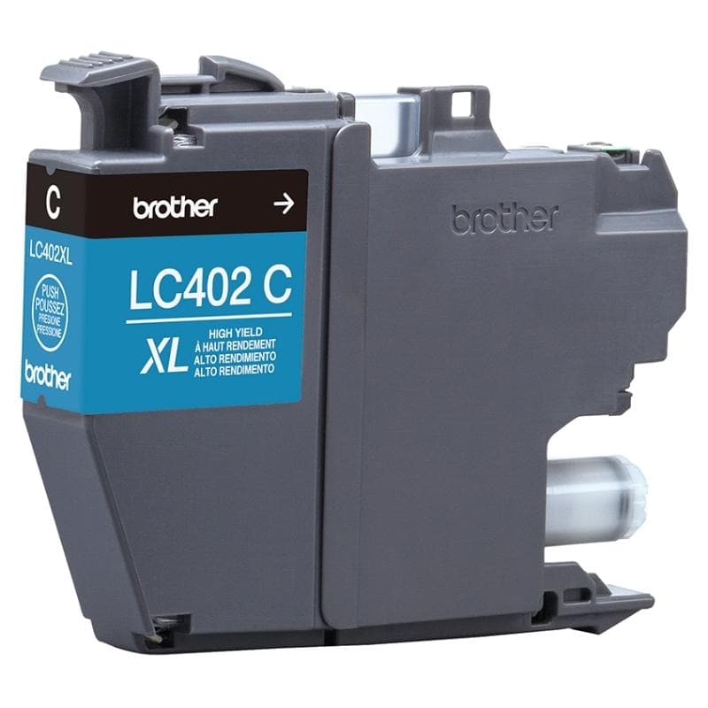 Brother LC402C XL Cyan | Alto Rendimiento | Tinta Original