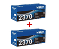 Pack 2 x Brother TN-2370 | Toner Original