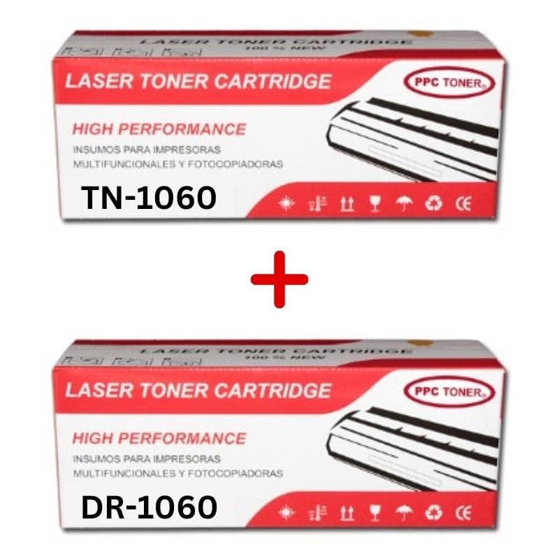 Pack Brother Toner TN-1060 + Tambor DR-1060 PPC | Toner y Tambor Alternativo