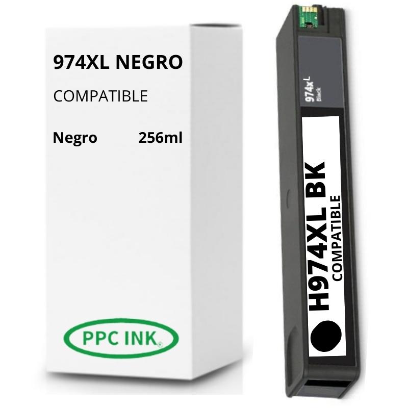 HP 974 XL Pigmentada Negra | Tinta Alternativa