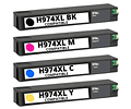 HP 974XL Pack 4 Colores | Tinta Alternativa