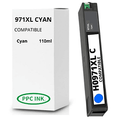 HP 971 XL Pigmentada Cyan | Tinta Alternativa