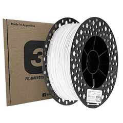 Filamento PETG Blanco 750g 3N3 | Filamentos