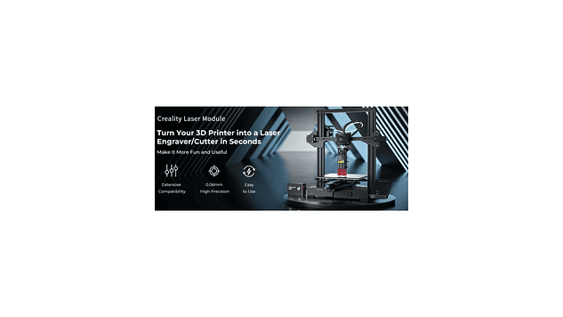 Módulo Láser Para Serie Ender 1,6W Creality | Accesorio 3D | Alta Precisión 3