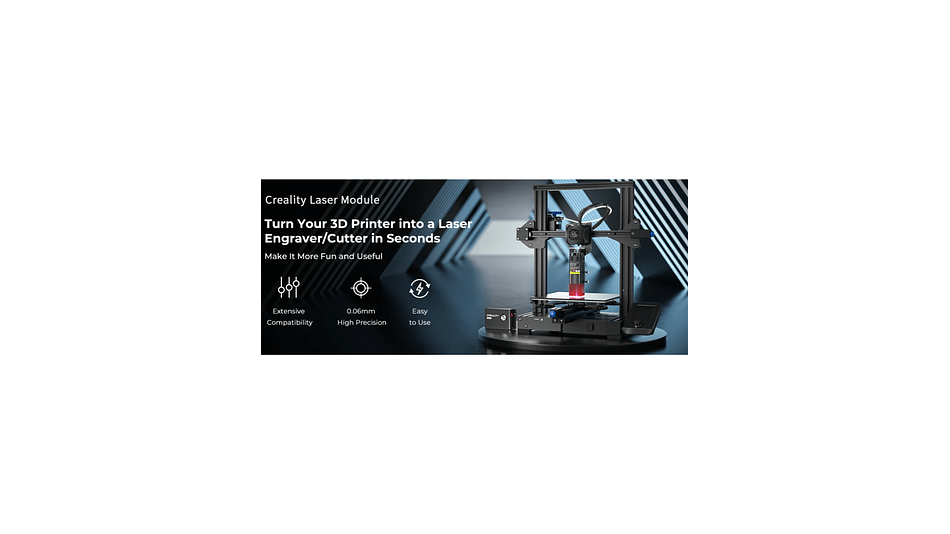 Módulo Láser Para Serie Ender 1,6W Creality | Accesorio 3D | Alta Precisión 3
