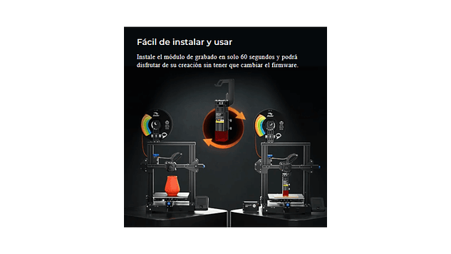 Módulo Láser Para Serie Ender 1,6W Creality | Accesorio 3D | Alta Precisión 5