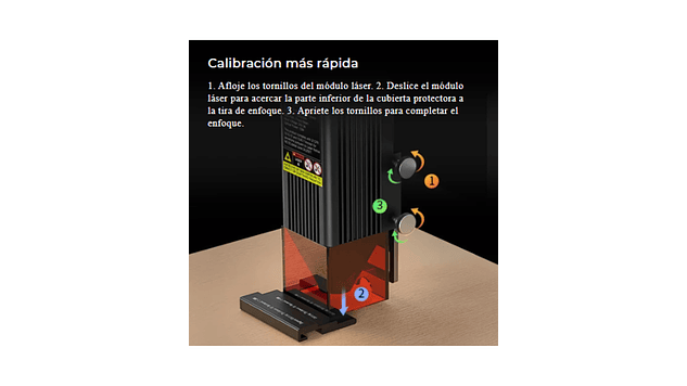 Módulo Láser Para Serie Ender 1,6W Creality | Accesorio 3D | Alta Precisión 6