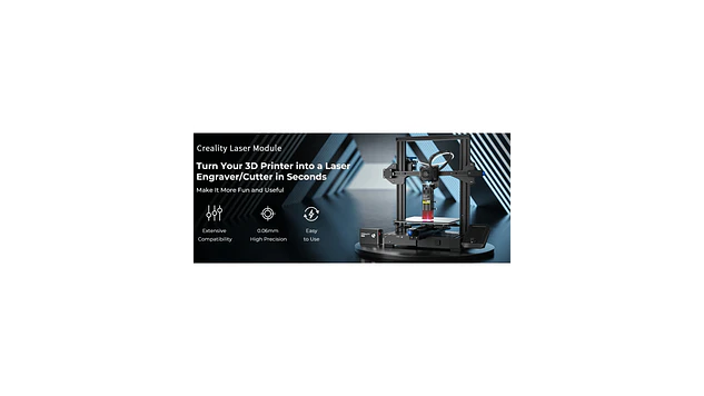 Módulo Láser Para Serie Ender 10W Creality | Accesorio 3D | Alta Precisión 3