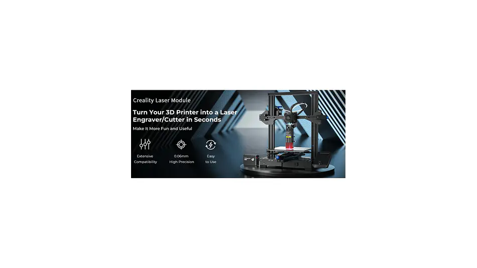 Módulo Láser Para Serie Ender 10W Creality | Accesorio 3D | Alta Precisión 3