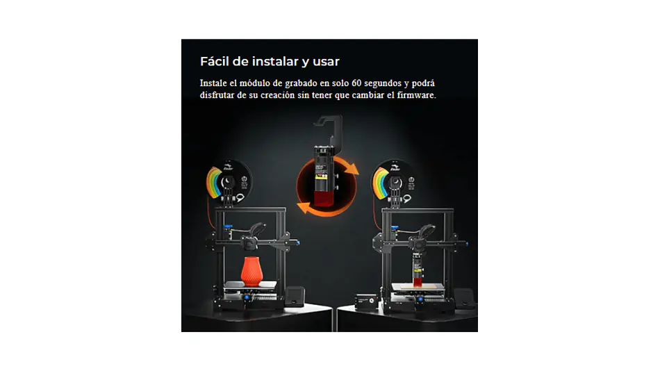 Módulo Láser Para Serie Ender 10W Creality | Accesorio 3D | Alta Precisión 5