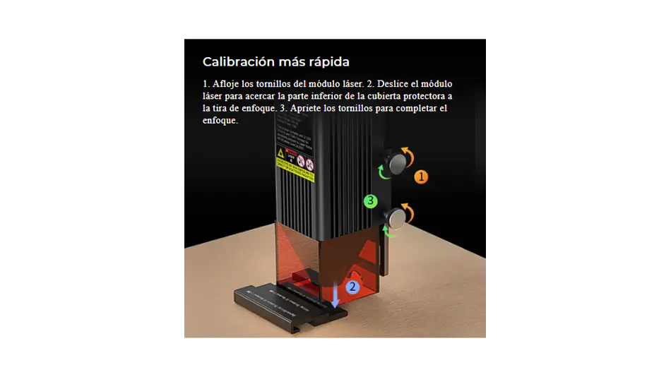 Módulo Láser Para Serie Ender 10W Creality | Accesorio 3D | Alta Precisión 6