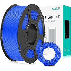 Filamento PLA+ Azul 1kg Sunlu | Filamentos