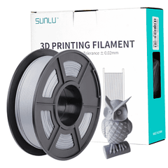 Filamento PLA+ Plata 1kg Sunlu | Filamentos