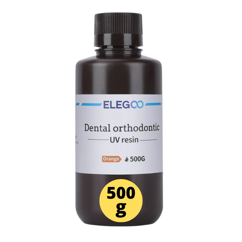 Resina Dental Ortodoncia Amarilla para 3D 500g Elegoo | Resinas