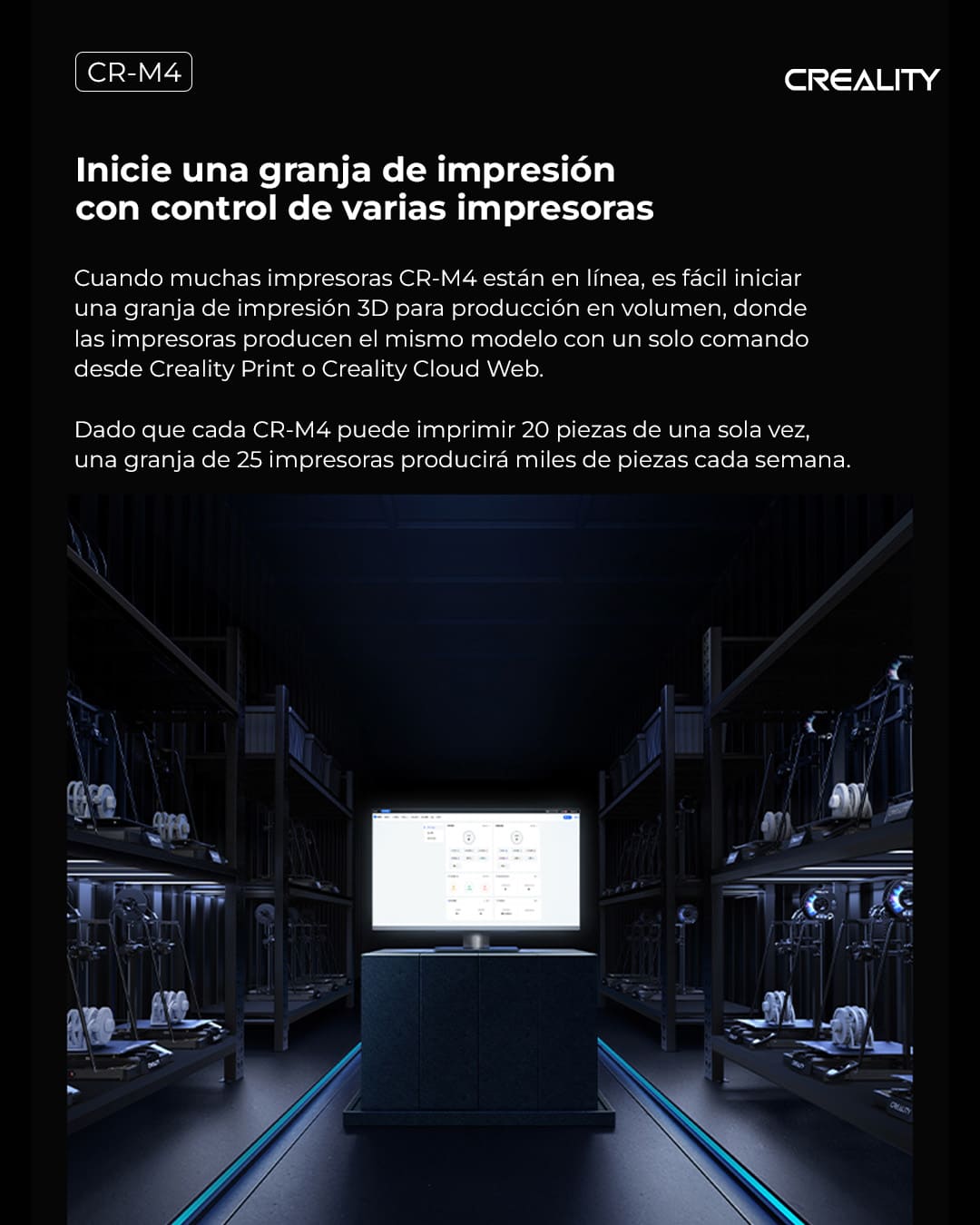CR-M4 Creality | Tamaño Imp 450x450x470mm | Impresora 3D | INDUSTRIAL