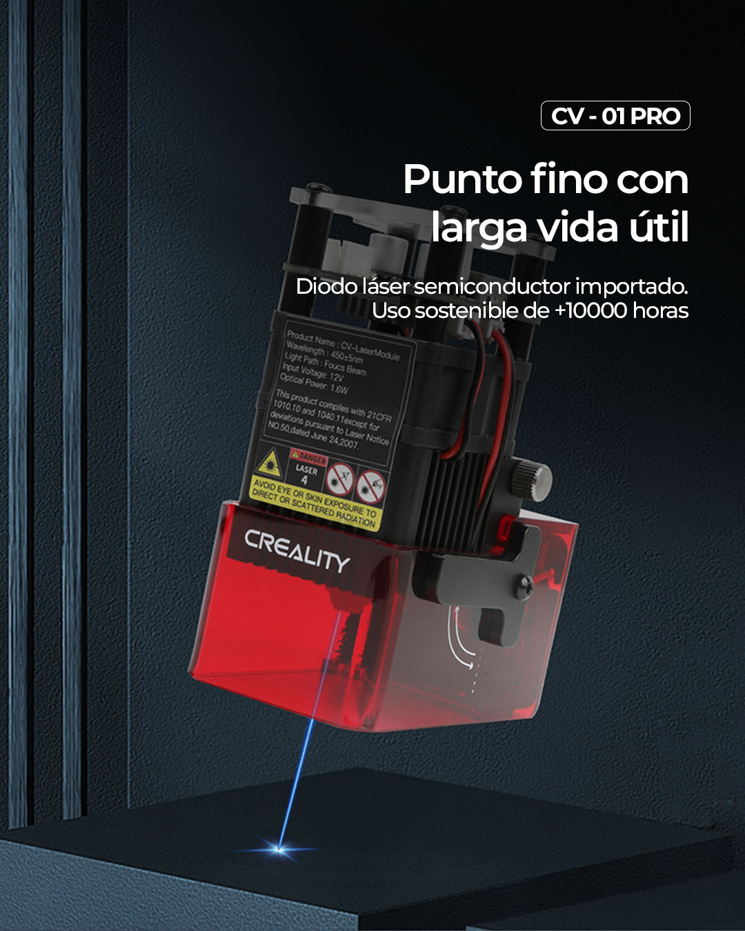 CV-01 Pro Creality | Grabado Láser  y Cortador Láser CNC
