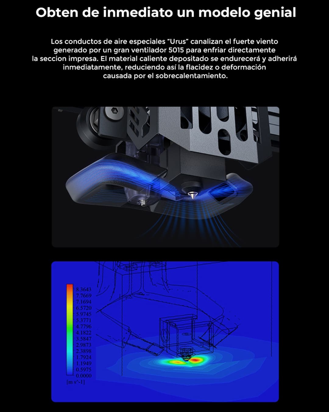 Ender 5 S1 Creality | Tamaño Imp 220x220x280mm | Impresora 3D | Velocidad 250mm/s