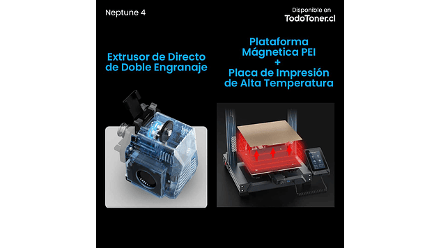 Neptune 4 Elegoo | Tamaño Imp 225x225x265mm | Impresora 3D | 7