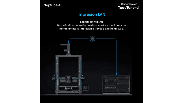 Neptune 4 Elegoo | Tamaño Imp 225x225x265mm | Impresora 3D | 10