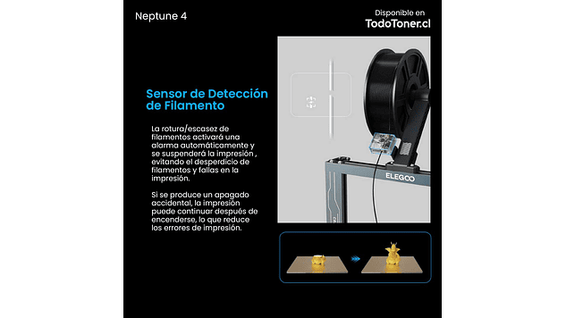 Neptune 4 Elegoo | Tamaño Imp 225x225x265mm | Impresora 3D | 11