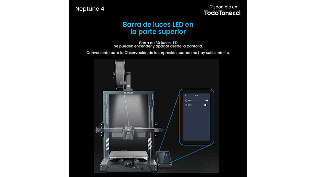 Neptune 4 Elegoo | Tamaño Imp 225x225x265mm | Impresora 3D | 13