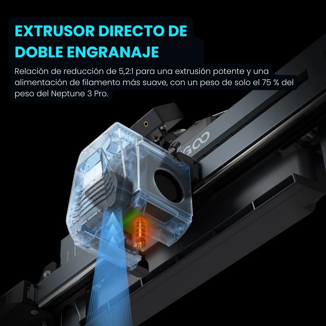 Neptune 4 Pro Elegoo | Velocidad 500mm/s | Tamaño Imp 225x225x265mm | Impresora 3D |