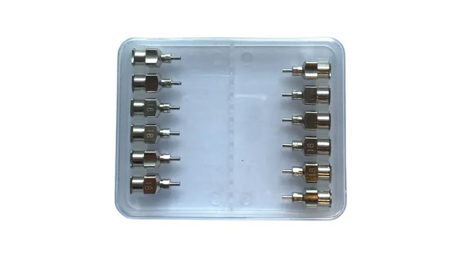 Pack 12 Boquillas 0.18mm Chocolate para LuckiBot | Accesorio 3D 1