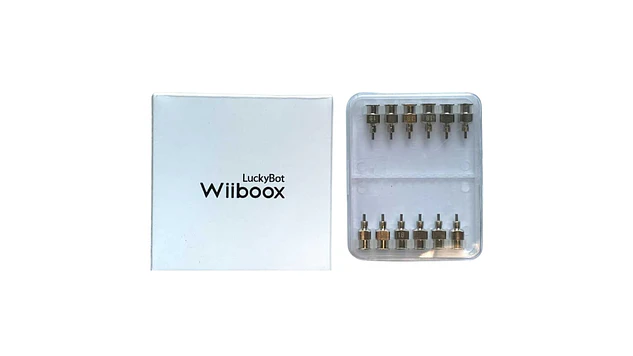 Pack 12 Boquillas 0.18mm Chocolate para LuckiBot | Accesorio 3D 2