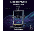 Neptune 4 Elegoo | Tamaño Imp 225x225x265mm | Impresora 3D |