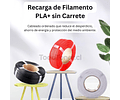 Refill de Filamento PLA+ Plateado o Plata 1kg Esun | Filamentos