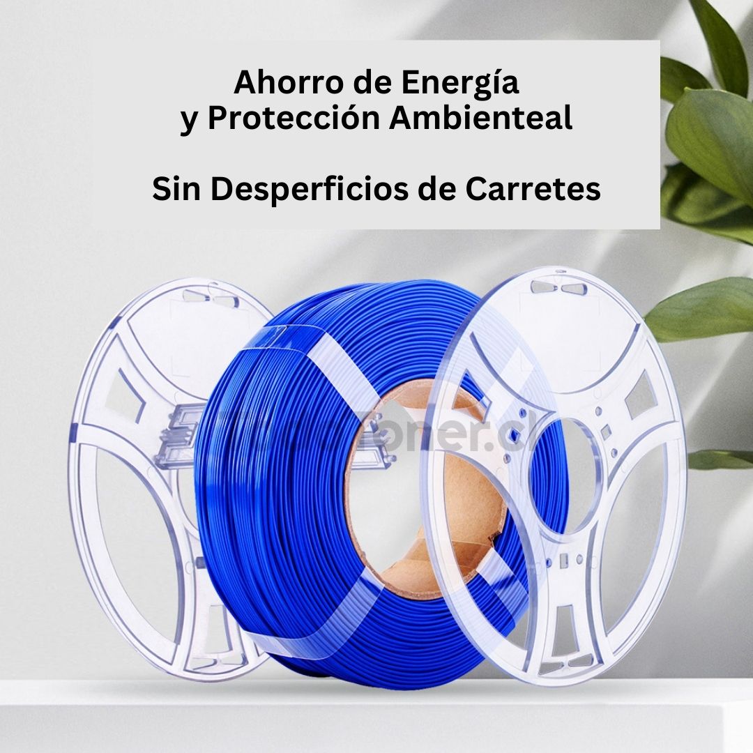 Refill de Filamento PLA+ Plateado o Plata 1kg Esun | Filamentos