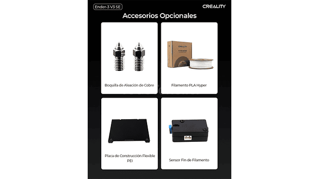 Ender 3 2025 V3 SE Creality | Tamaño Imp 220x220x250mm | Impresora 3D |  5