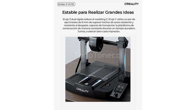 Ender 3 2025 V3 SE Creality | Tamaño Imp 220x220x250mm | Impresora 3D |  11
