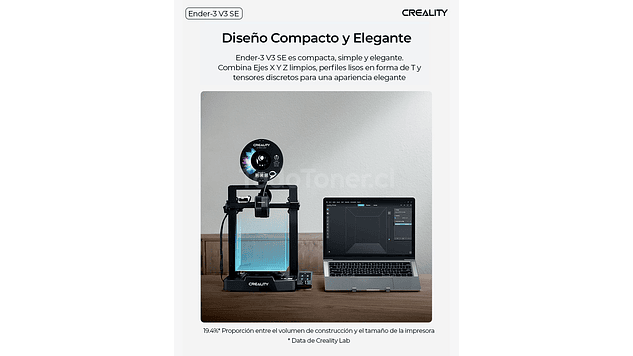 Ender 3 2025 V3 SE Creality | Tamaño Imp 220x220x250mm | Impresora 3D |  13