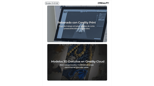 Ender 3 2025 V3 SE Creality | Tamaño Imp 220x220x250mm | Impresora 3D |  14