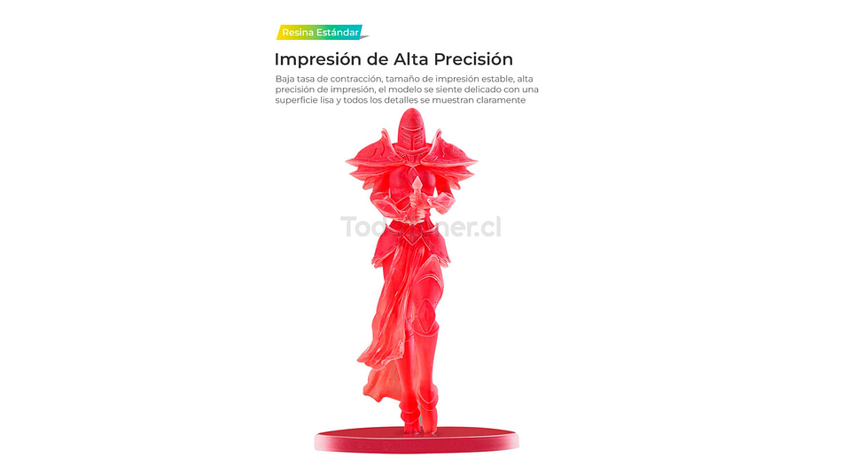 Pack 2 x Resinas Negras para Impresoras 3D 500g Creality | Resinas 4