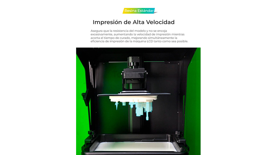 Pack 2 x Resinas Negras para Impresoras 3D 500g Creality | Resinas 6